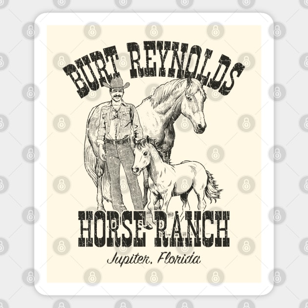 Burt Reynolds Horse Ranch 1968 Magnet by JCD666